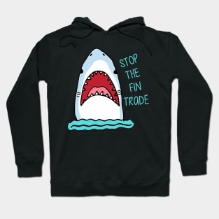 'Stop The Fin Trade' Animal Conservation Shirt Hoodie